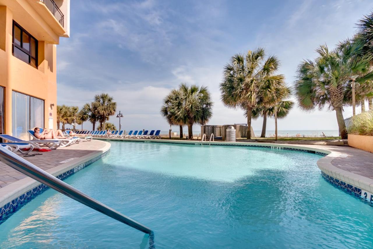 Oceanview Studio Escape With Beach Steps Away! 1828 Myrtle Beach Exterior foto