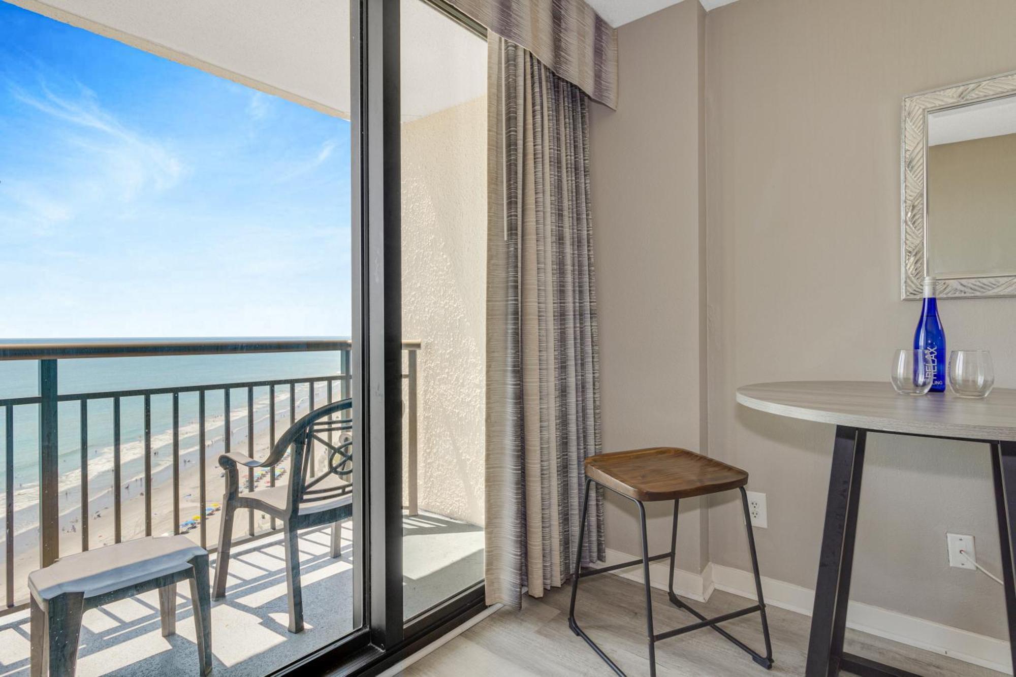 Oceanview Studio Escape With Beach Steps Away! 1828 Myrtle Beach Exterior foto