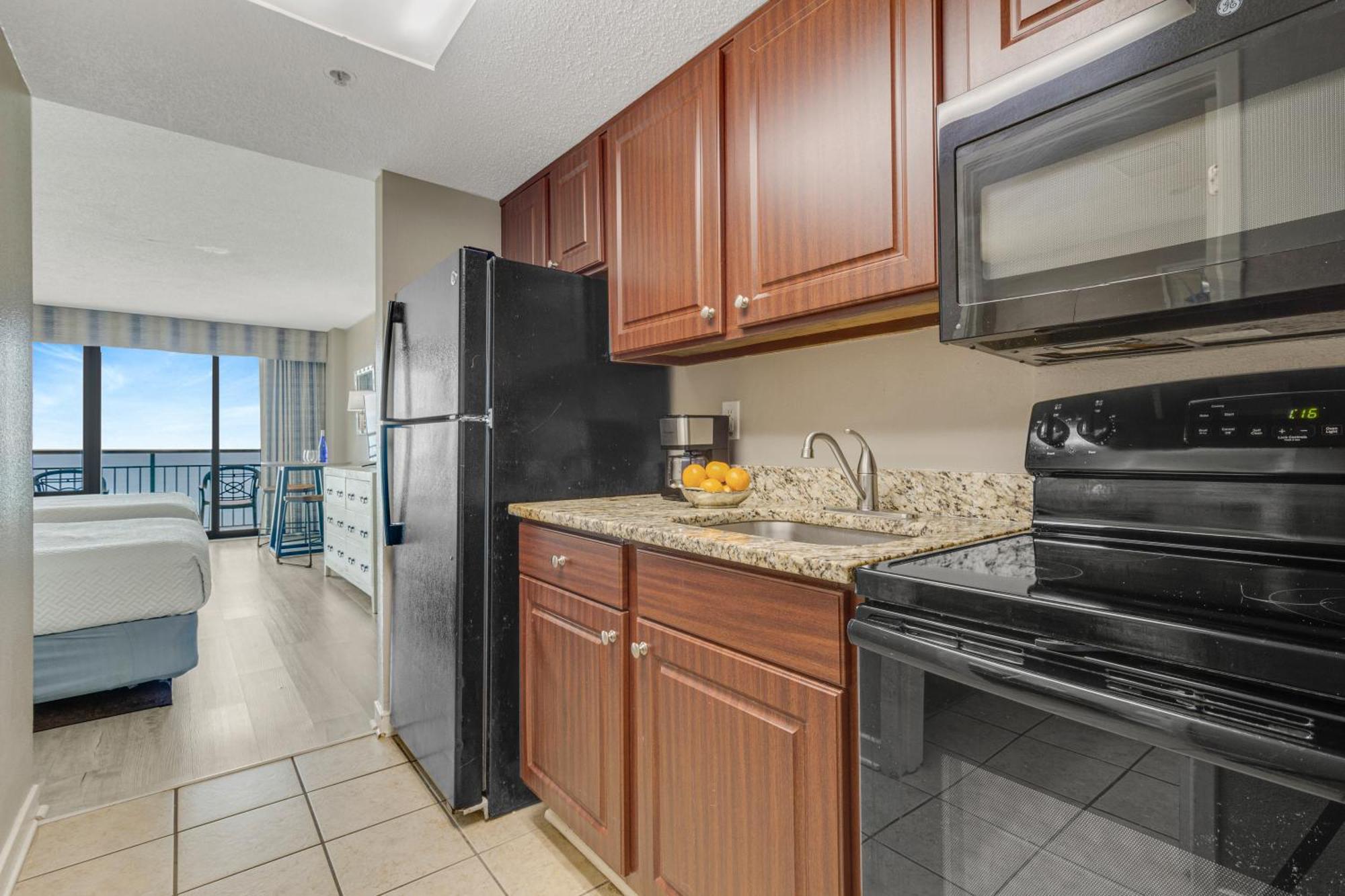 Oceanview Studio Escape With Beach Steps Away! 1828 Myrtle Beach Exterior foto